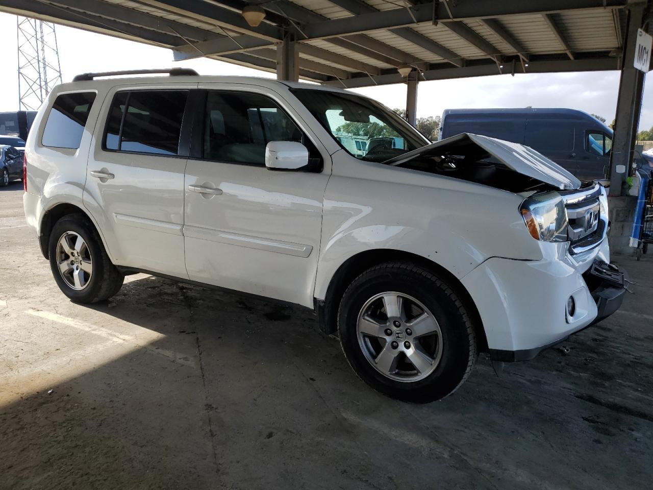 2010 Honda Pilot VIN 5FNYF4H44AB003020 Copart auction photo, front end damage thumbnail 4