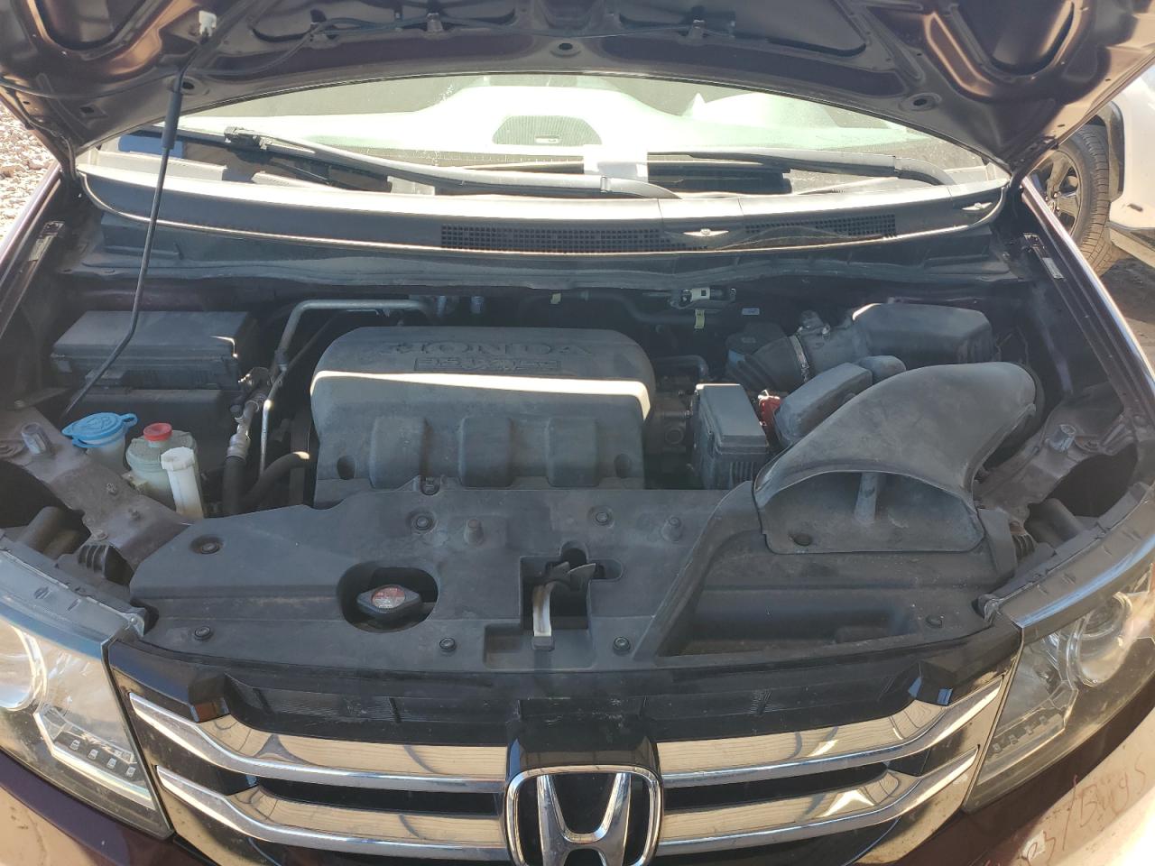 2014 Honda Odyssey VIN 5FNRL5H64EB080917 Copart auction photo, front end / side damage thumbnail 12