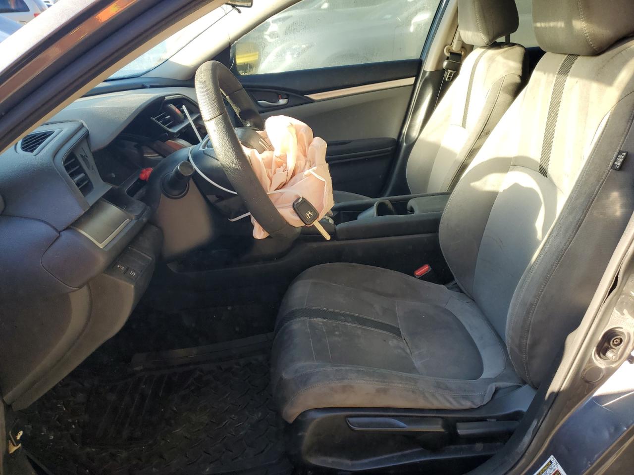 2016 Honda Civic VIN 19XFC2F56GE250876 Copart auction photo, front end damage thumbnail 7