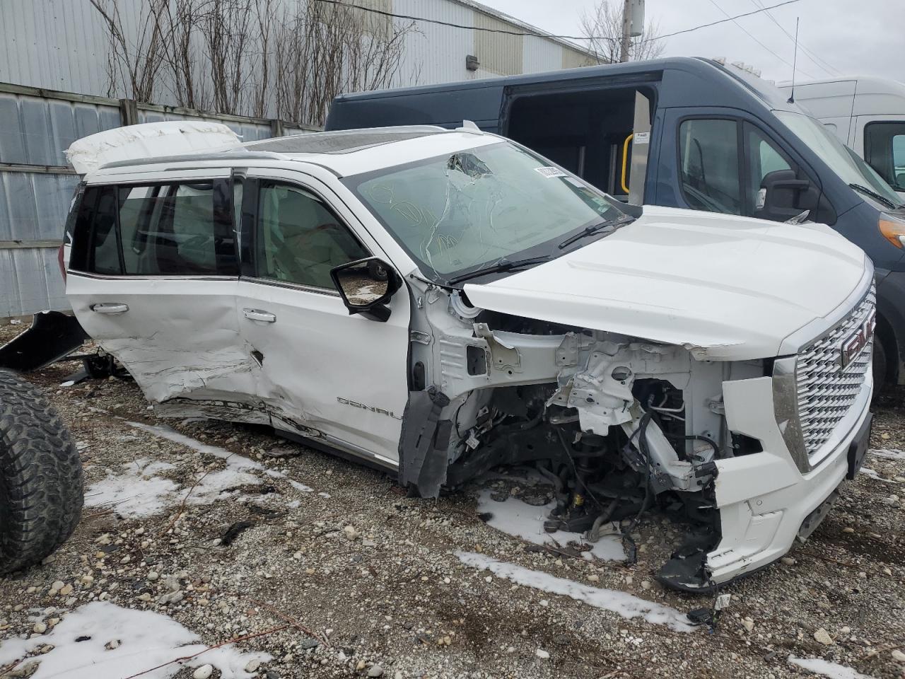 2021 GMC Yukon VIN 1GKS2DKL0MR412765 Copart auction photo, all over damage thumbnail 4