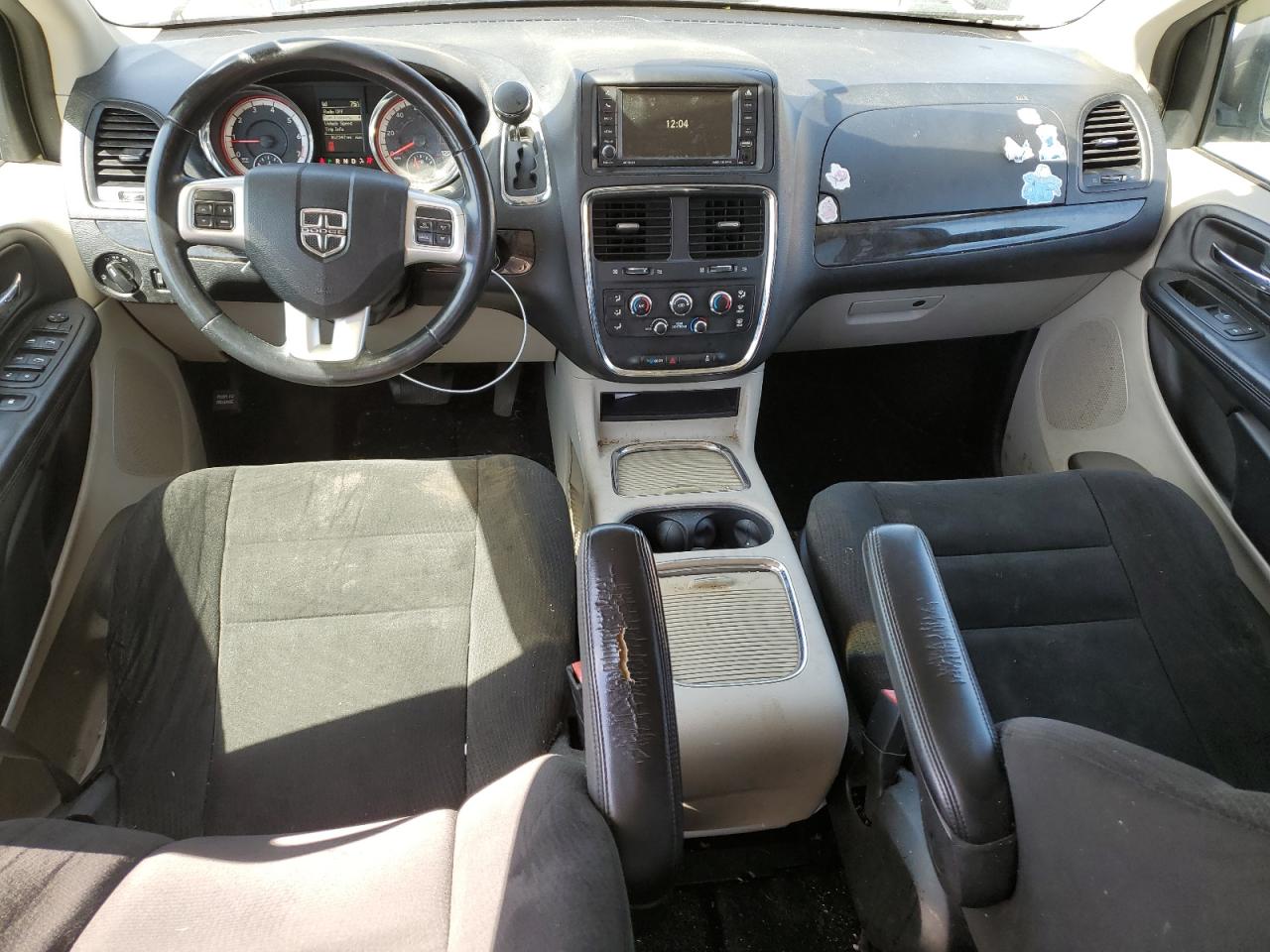 2015 Dodge Caravan VIN 2C4RDGCG7FR652304 Copart auction photo, front end / rear end damage thumbnail 8