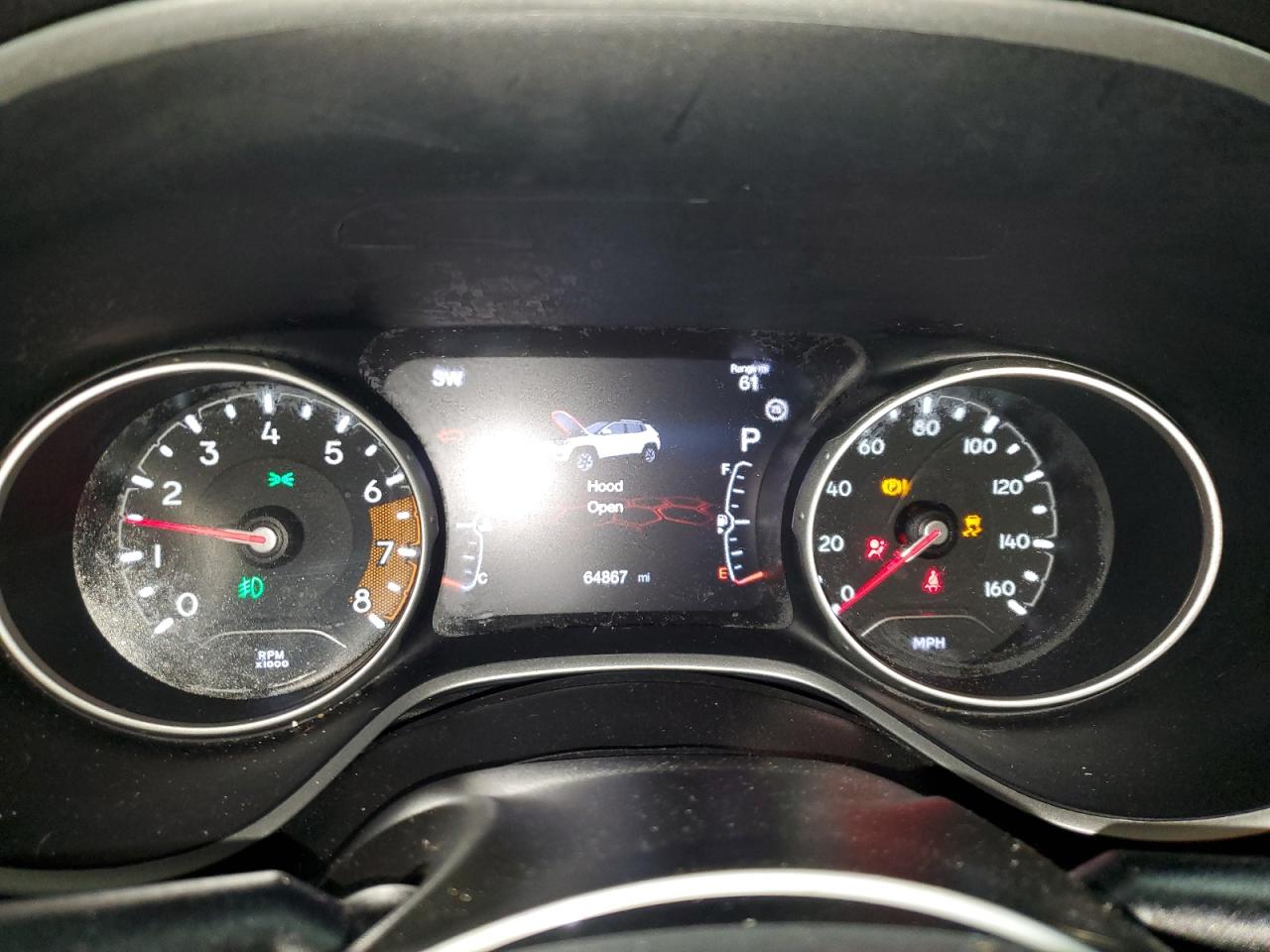2019 Jeep Compass VIN 3C4NJCCB7KT699179 Copart auction photo, rear end / front end damage thumbnail 9