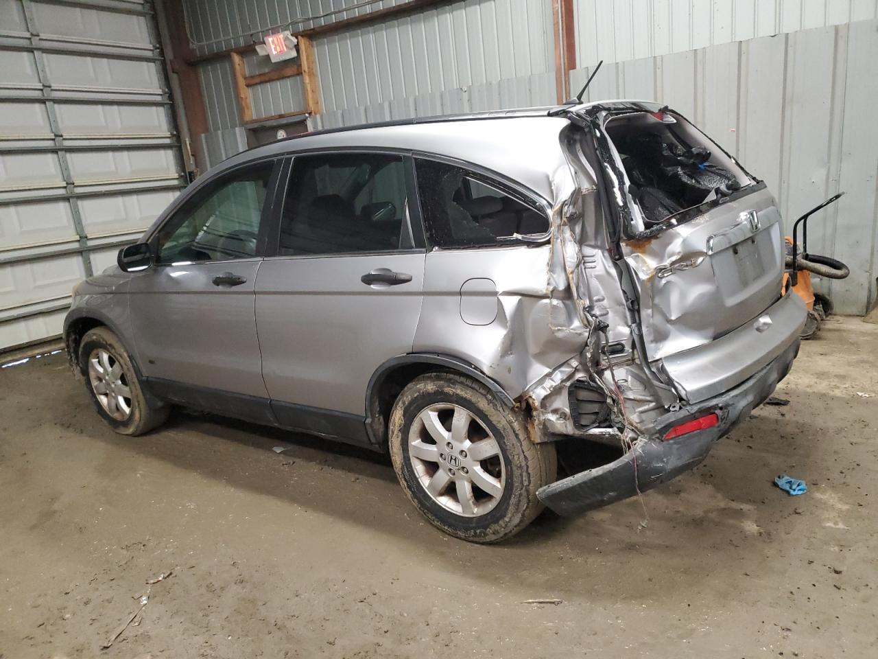 2007 Honda CR-V VIN JHLRE48587C043450 Copart auction photo, rear end / undercarriage damage thumbnail 2