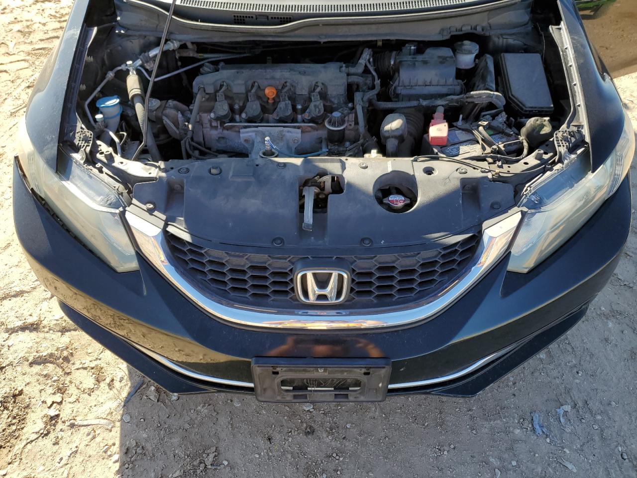 2015 Honda Civic VIN 19XFB2F54FE281870 Copart auction photo, rear end / front end damage thumbnail 12
