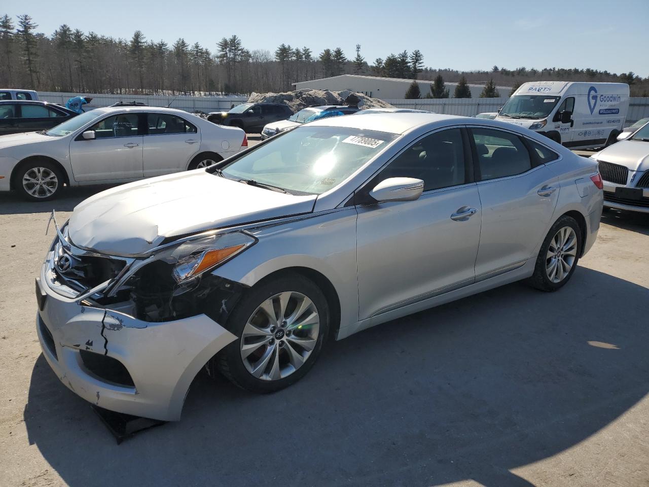 2014 Hyundai Azera VIN KMHFG4JG9EA340818 - Copart auction photo