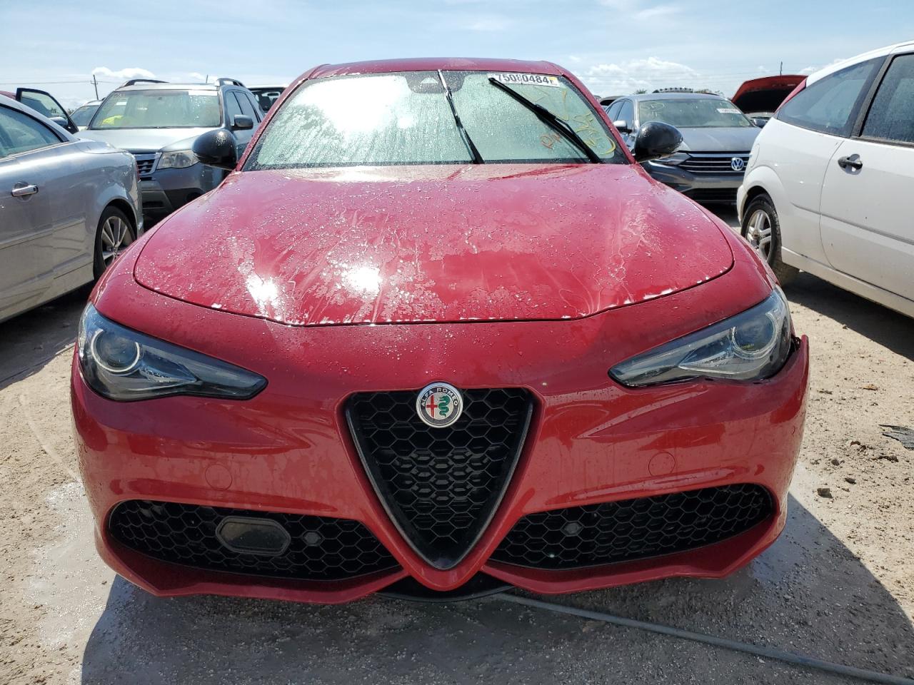 2019 Alfa Romeo Giulia VIN ZARFAMAN2K7605257 Copart auction photo, water/flood damage thumbnail 5