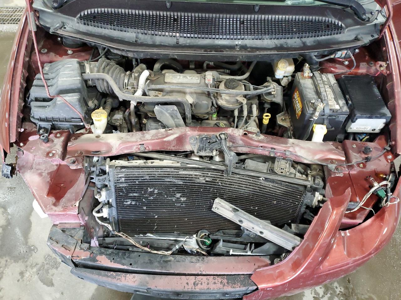 2007 Chrysler Town & Country VIN 2A4GP44R17R251887 Copart auction photo, front end damage thumbnail 12