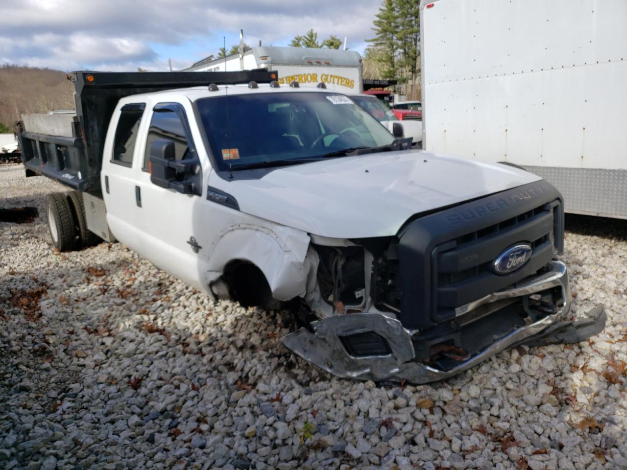 2013 Ford F450 VIN 1FD9W4GTXDEB25346 Copart auction photo, front end / undercarriage damage thumbnail 4
