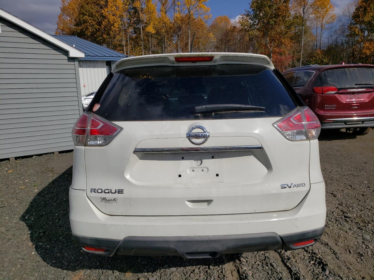 2016 Nissan Rogue VIN KNMAT2MV4GP605105 Copart auction photo, all over damage thumbnail 6