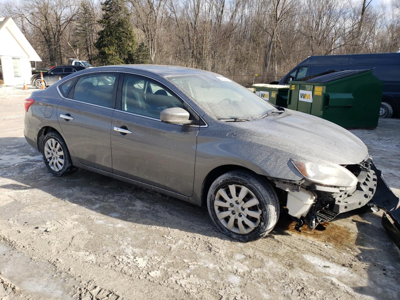 2017 Nissan Sentra VIN 3N1AB7AP9HY348743 Copart auction photo, front end damage thumbnail 4