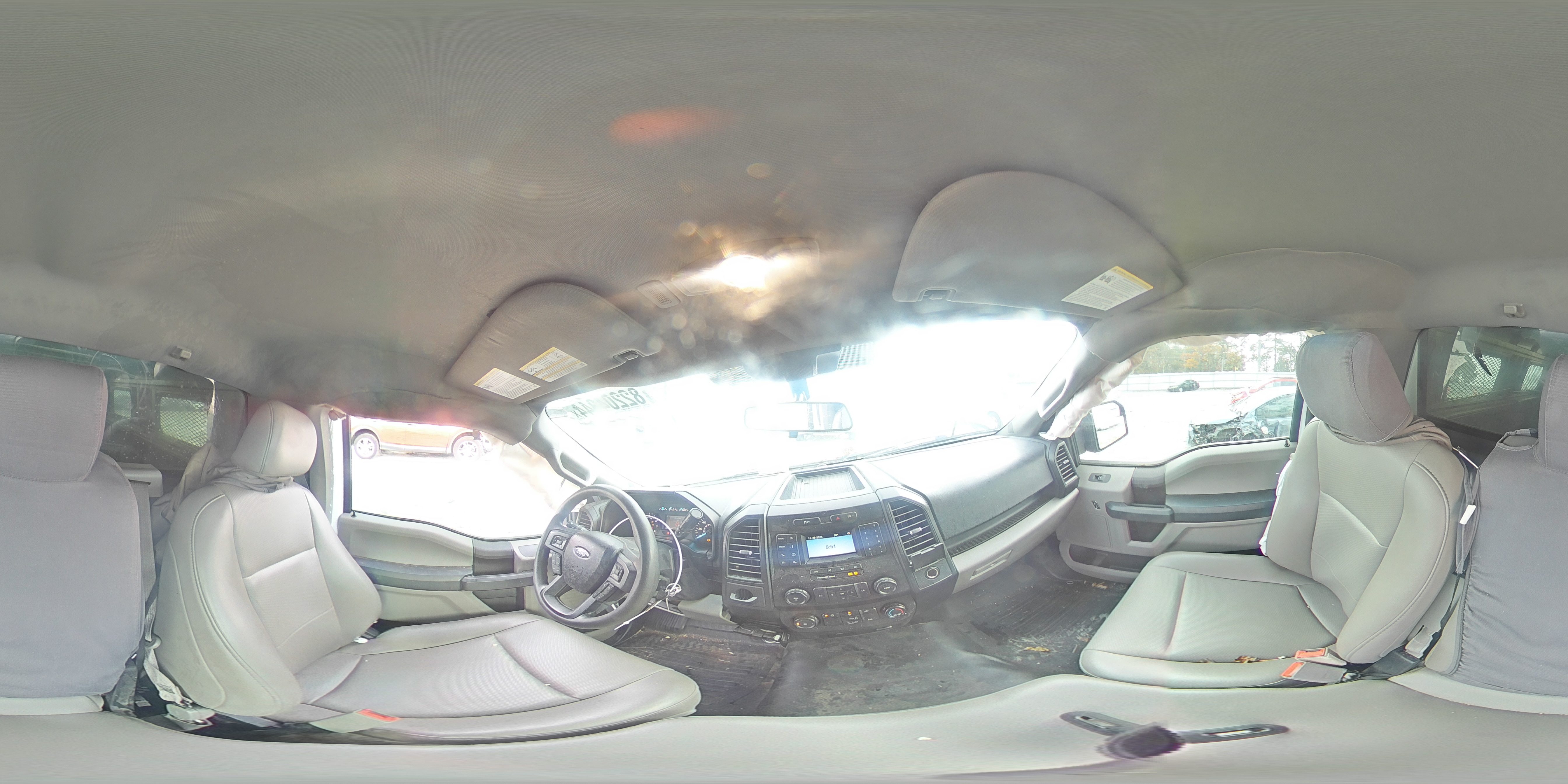 2019 Ford F-150 VIN 1FTMF1CB1KKD21619 Copart auction photo, all over damage thumbnail 13