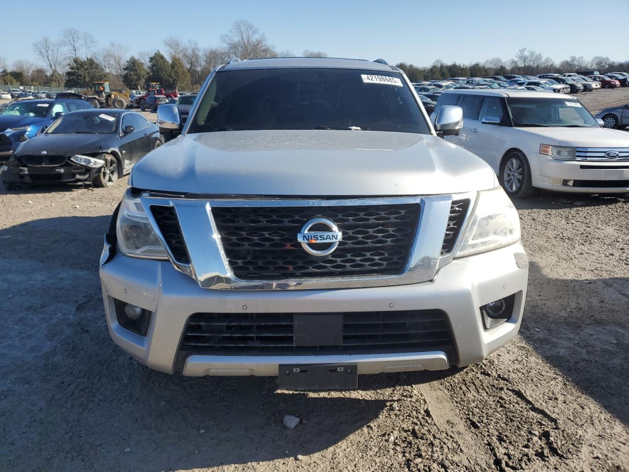 2018 Nissan Armada VIN JN8AY2NC9J9550455 Copart auction photo, front end damage thumbnail 5