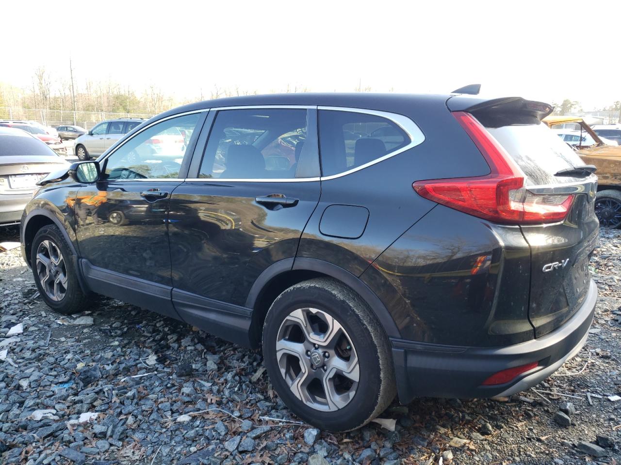 2017 Honda CR-V VIN 2HKRW2H5XHH653631 Copart auction photo, front end damage thumbnail 2