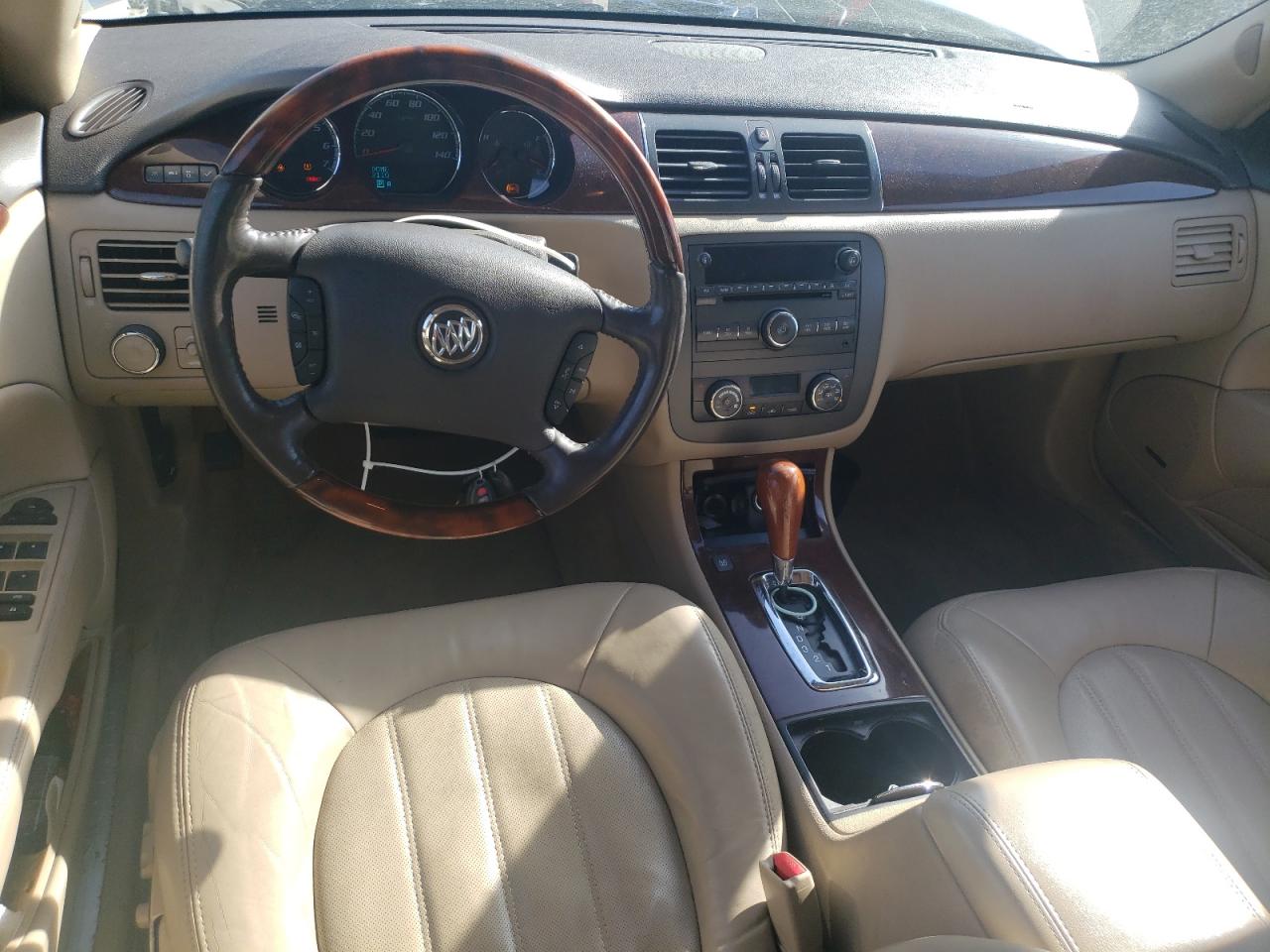 2009 Buick Lucerne VIN 1G4HD57M19U130447 Copart auction photo, front end / side damage thumbnail 9