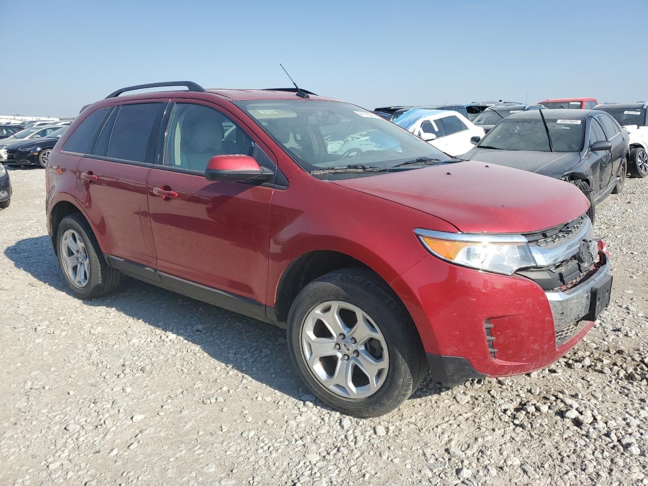 2012 Ford Edge VIN 2FMDK3JC6CBA41267 Copart auction photo, front end / hail damage thumbnail 4