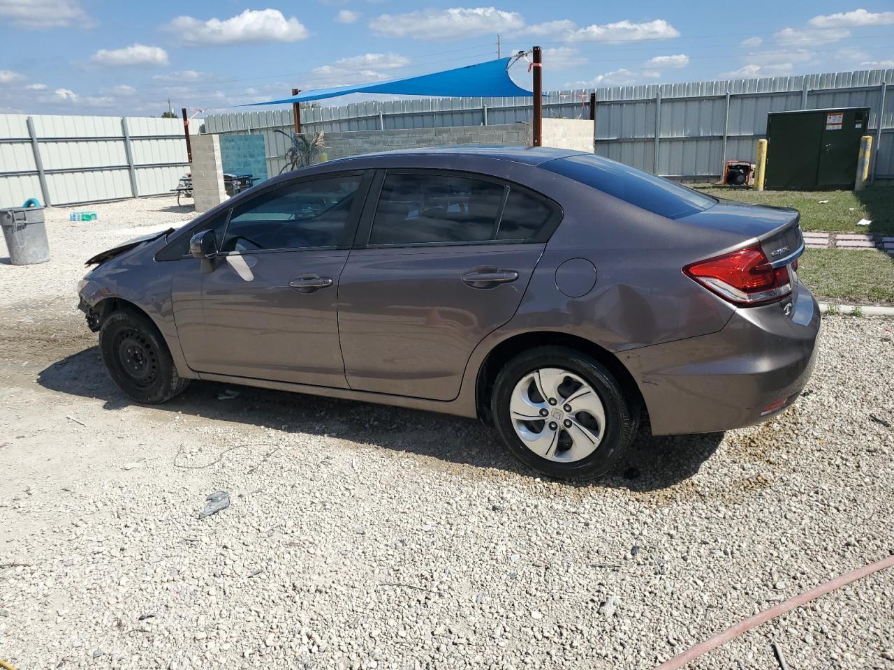 2015 Honda Civic VIN 19XFB2F5XFE116972 Copart auction photo, front end damage thumbnail 2