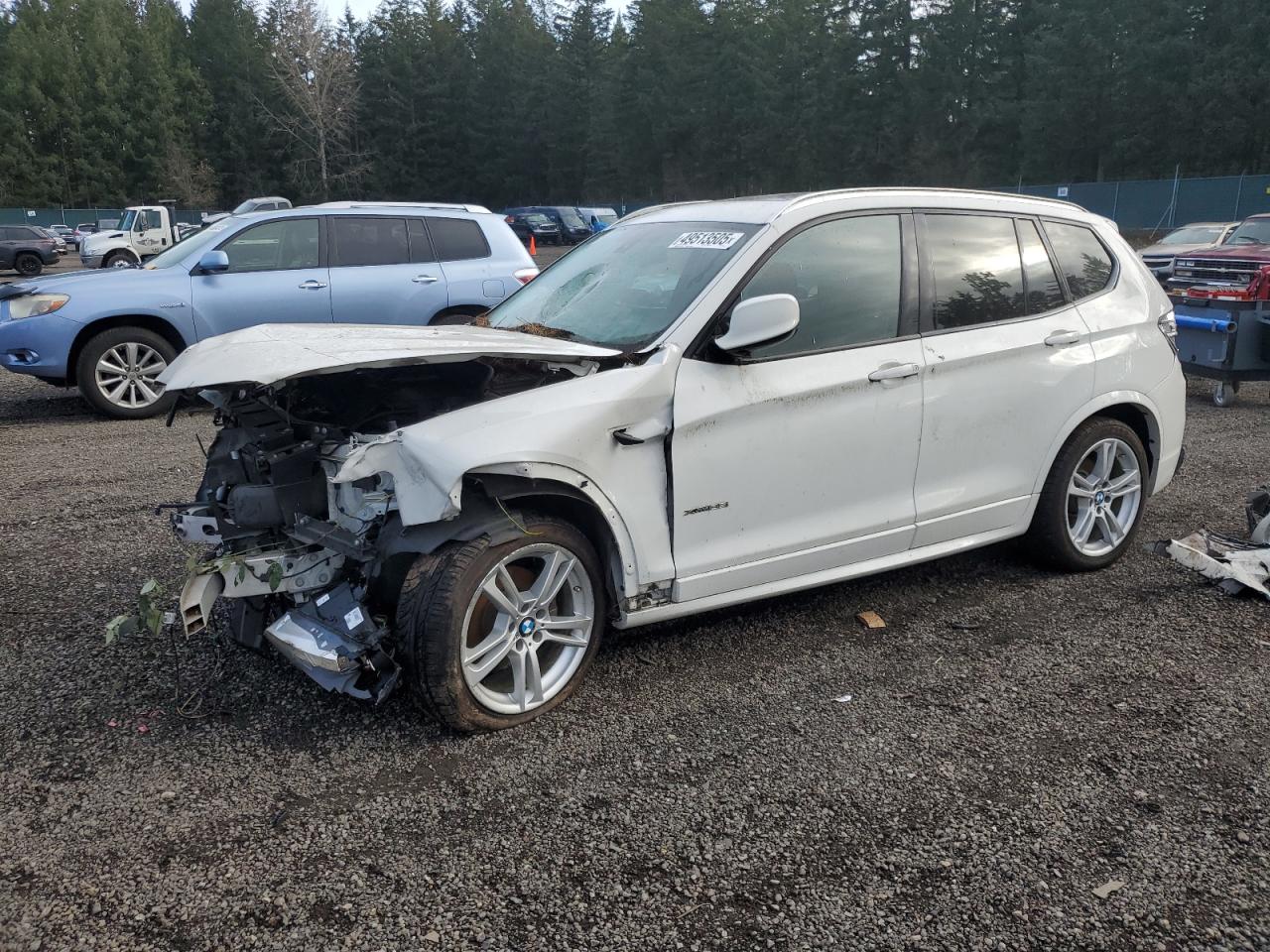 2014 BMW X3 VIN 5UXWX7C52E0E78659 - Copart auction photo