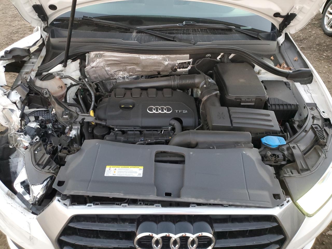 2016 Audi Q3 VIN WA1EFCFS5GR021103 Copart auction photo, front end damage thumbnail 12