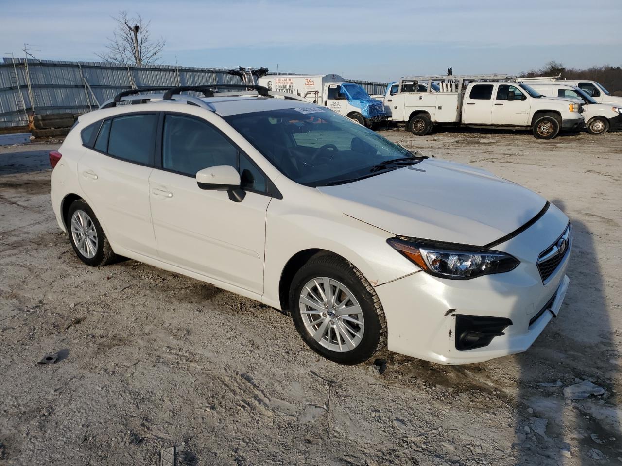 2017 Subaru Impreza VIN 4S3GTAD61H3732691 Copart auction photo, front end / side damage thumbnail 4