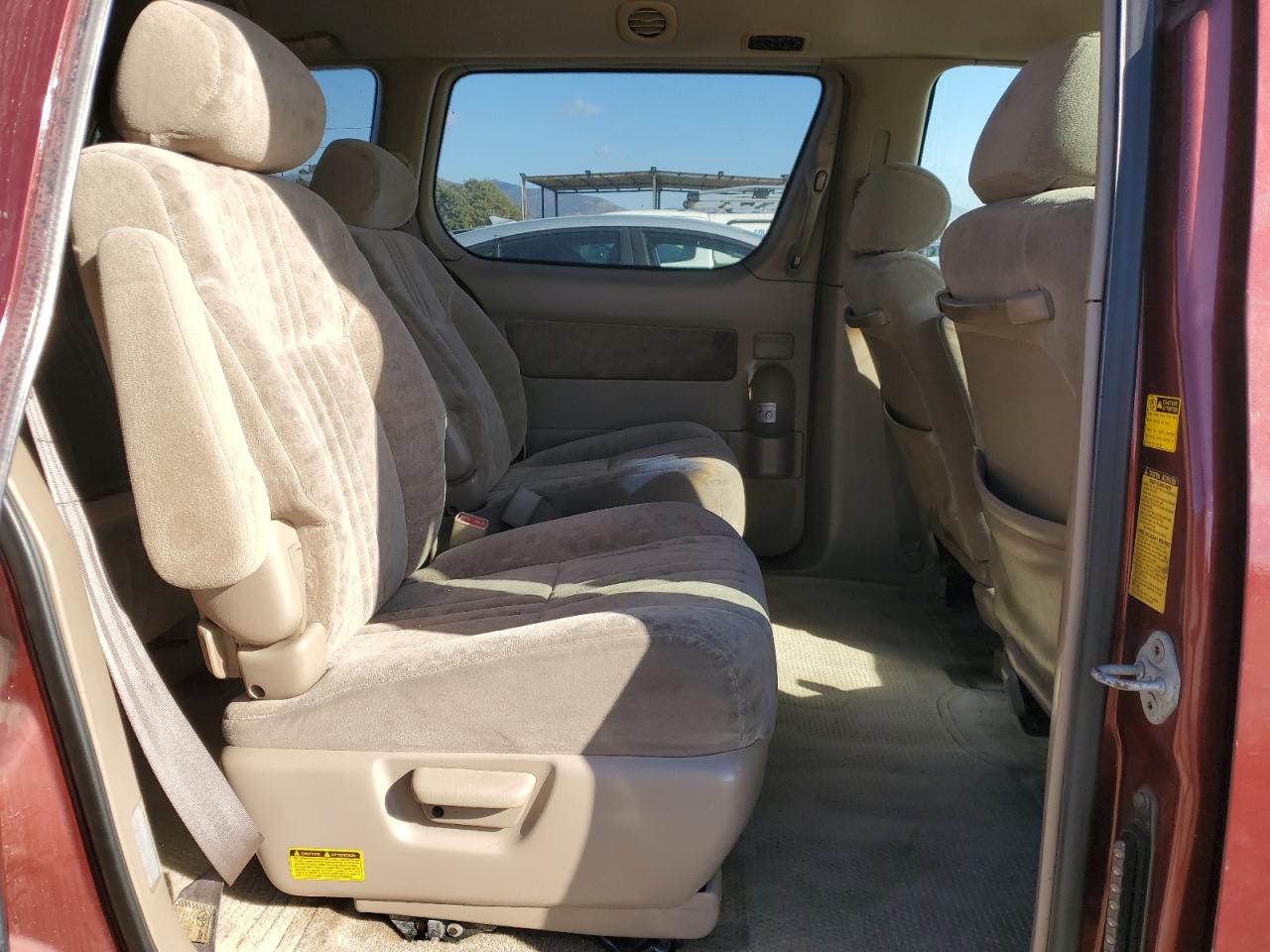 2001 Toyota Sienna VIN 4T3ZF13C71U408316 Copart auction photo, front end / side damage thumbnail 11