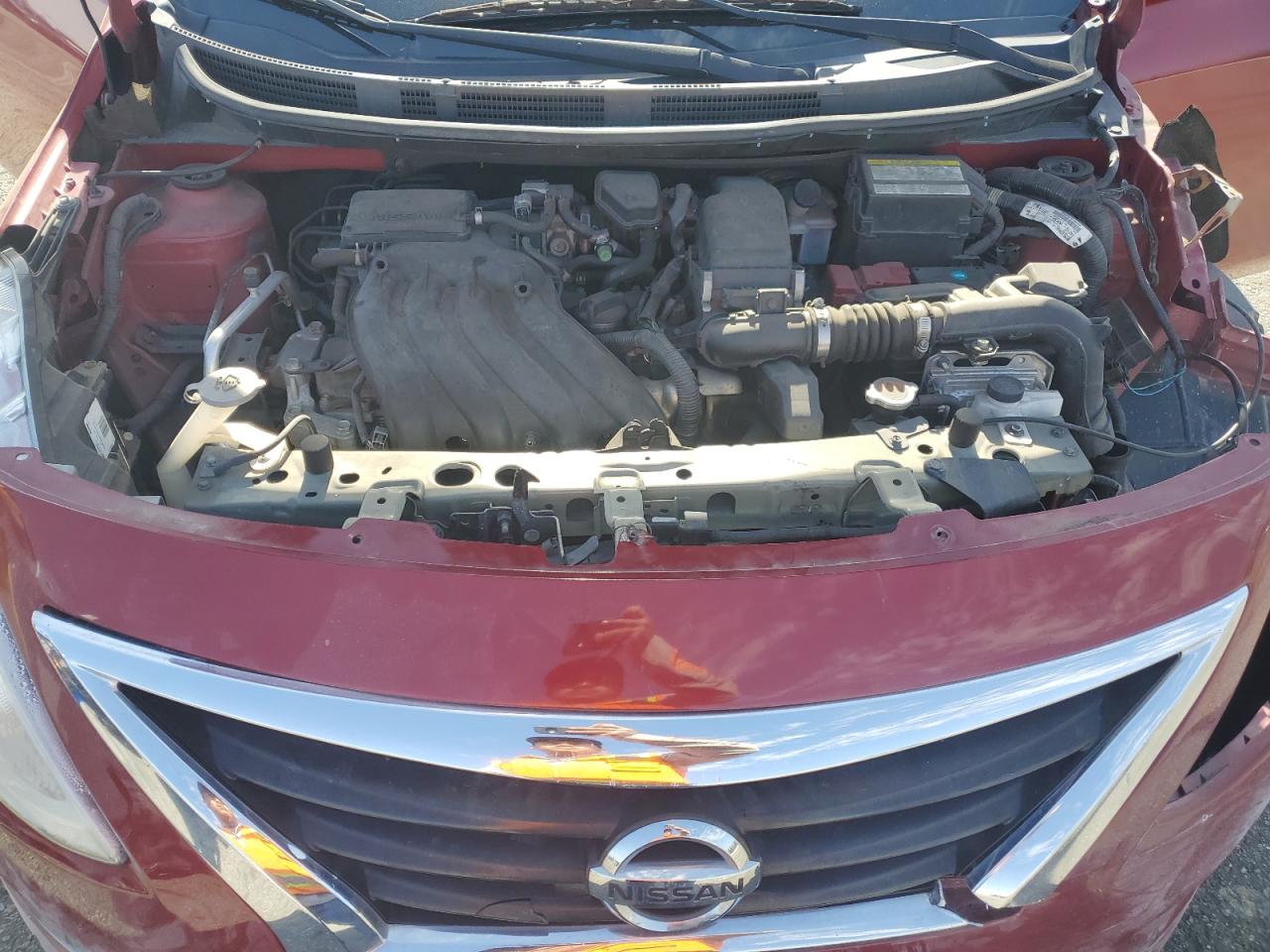 2015 Nissan Versa VIN 3N1CN7AP7FL849785 Copart auction photo, front end damage thumbnail 12