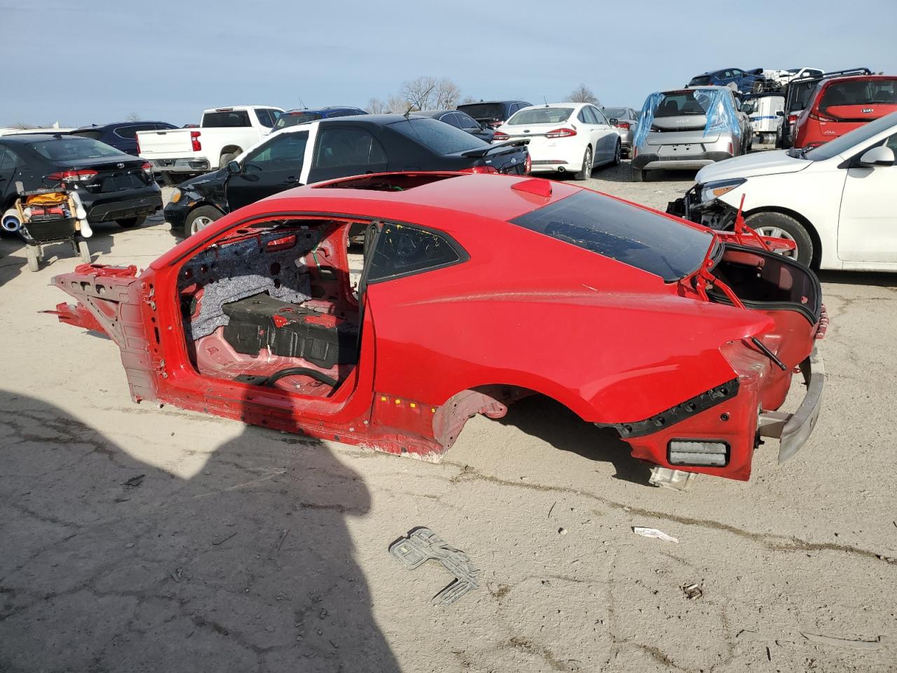 2020 Chevrolet Camaro VIN 1G1FH1R71L0110867 Copart auction photo, stripped / front end damage thumbnail 2