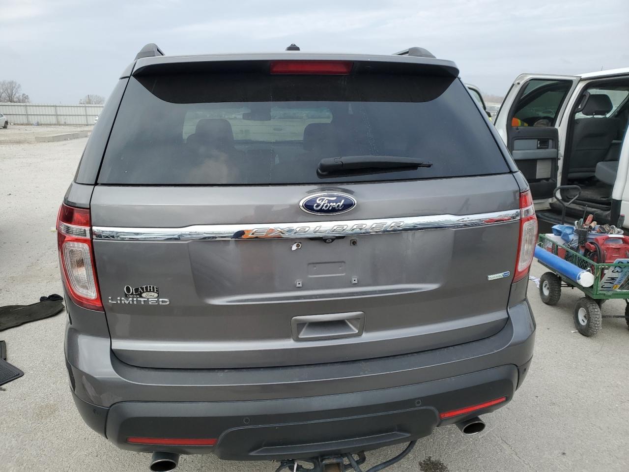 2014 Ford Explorer VIN 1FM5K8F83EGC57773 Copart auction photo, front end damage thumbnail 6