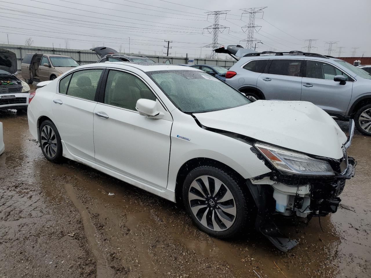 2017 Honda Accord VIN JHMCR6F79HC014093 Copart auction photo, front end / minor dent/scratches damage thumbnail 4