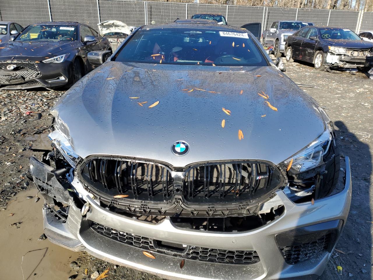 2020 BMW M8 VIN WBSAE0C05LCD46660 Copart auction photo, all over damage thumbnail 5