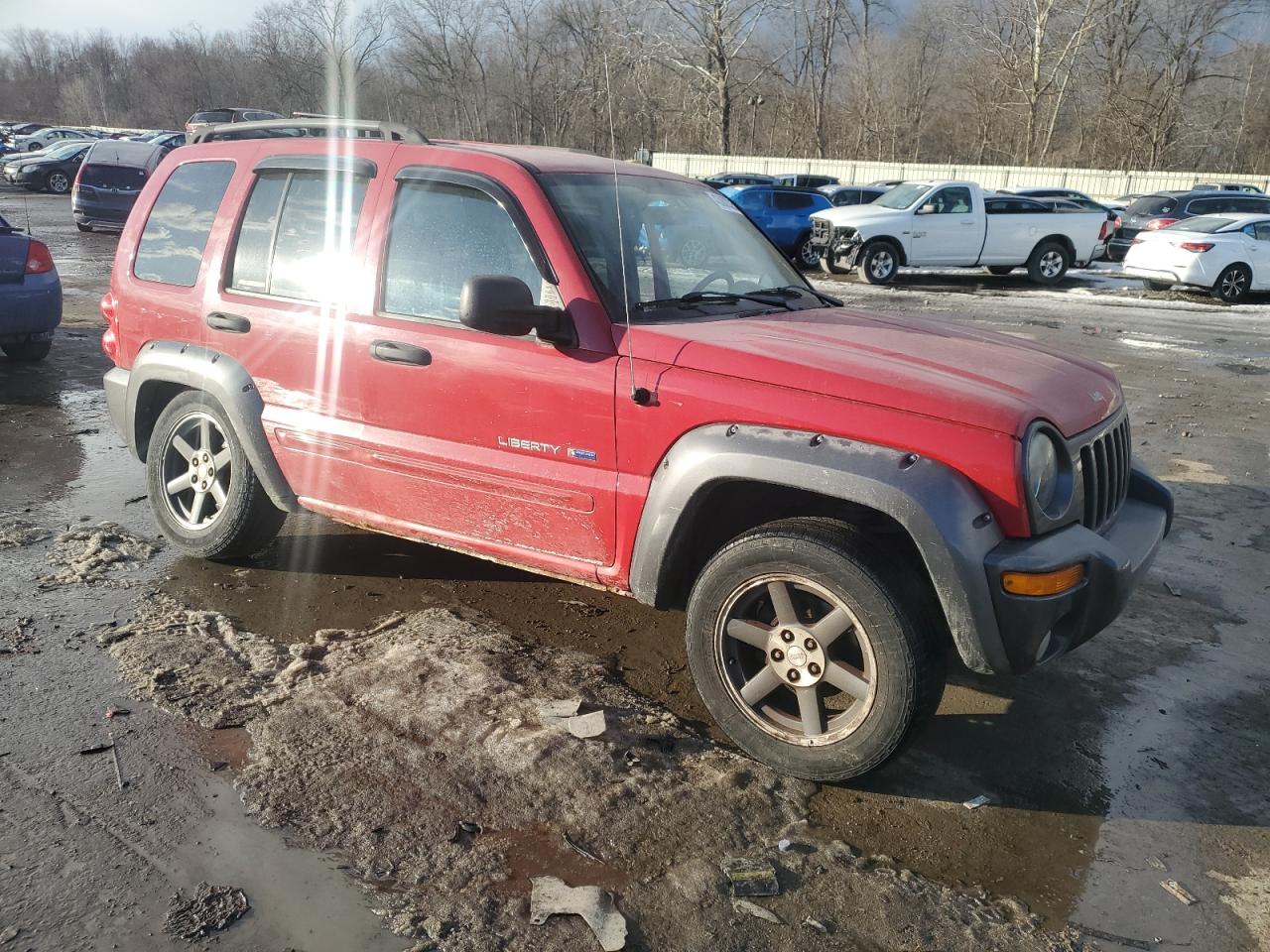 2003 Jeep Liberty (North America) VIN 1J4GL48K63W685684 Copart auction photo, rear end damage thumbnail 4