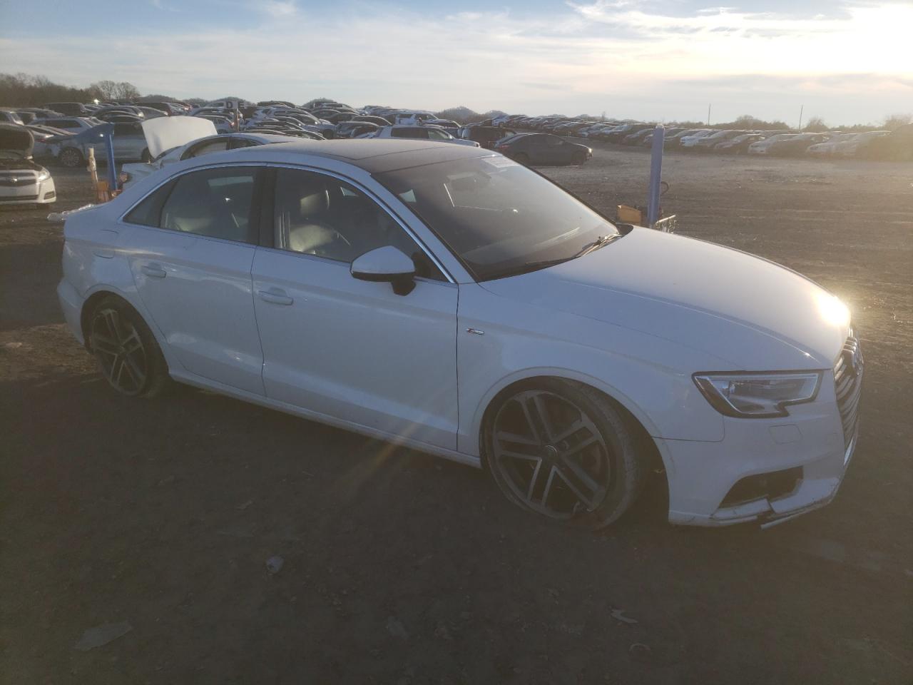 2019 Audi A3 VIN WAUBEGFF9KA082819 Copart auction photo, front end / rear end damage thumbnail 4