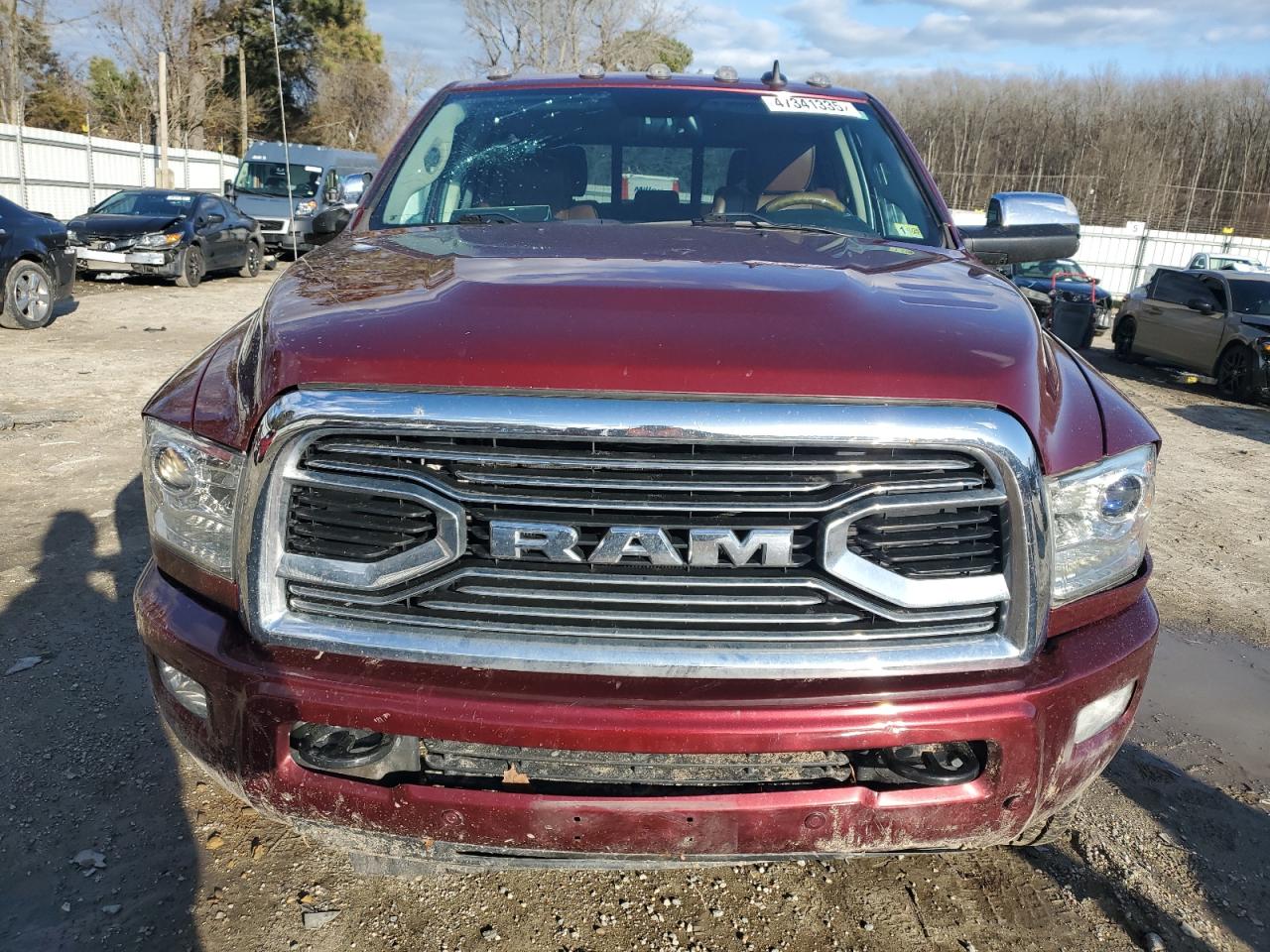 2018 RAM 2500 VIN 3C6UR5GJ2JG386797 Copart auction photo, undercarriage / minor dent/scratches damage thumbnail 5