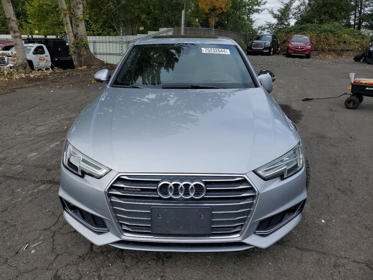 2017 Audi A4 VIN WAUFNAF42HN050101 Copart auction photo, front end / side damage thumbnail 5
