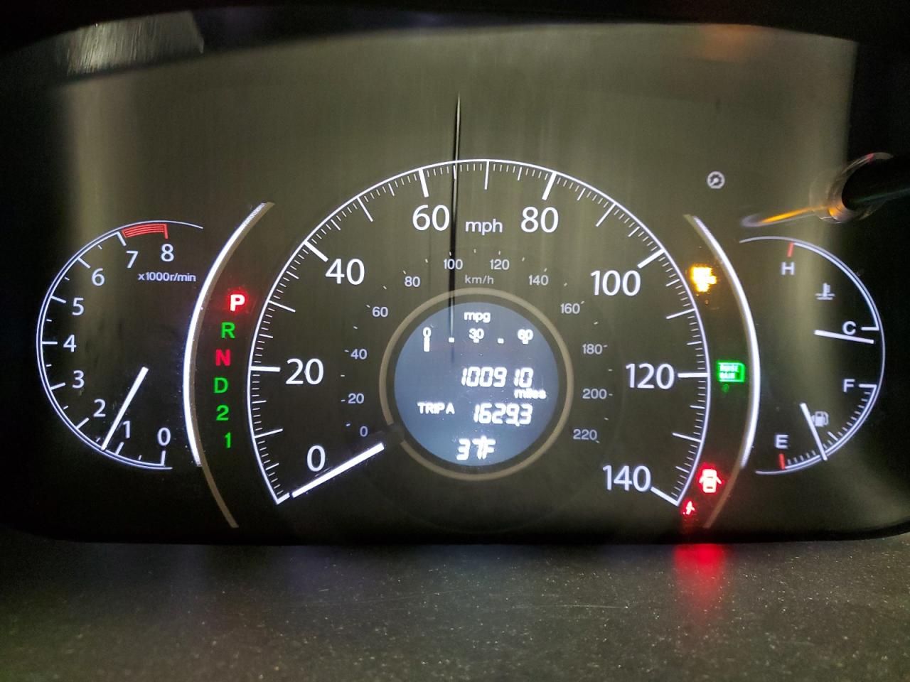 2014 Honda CR-V VIN 2HKRM4H39EH664678 Copart auction photo, front end / all over damage thumbnail 9