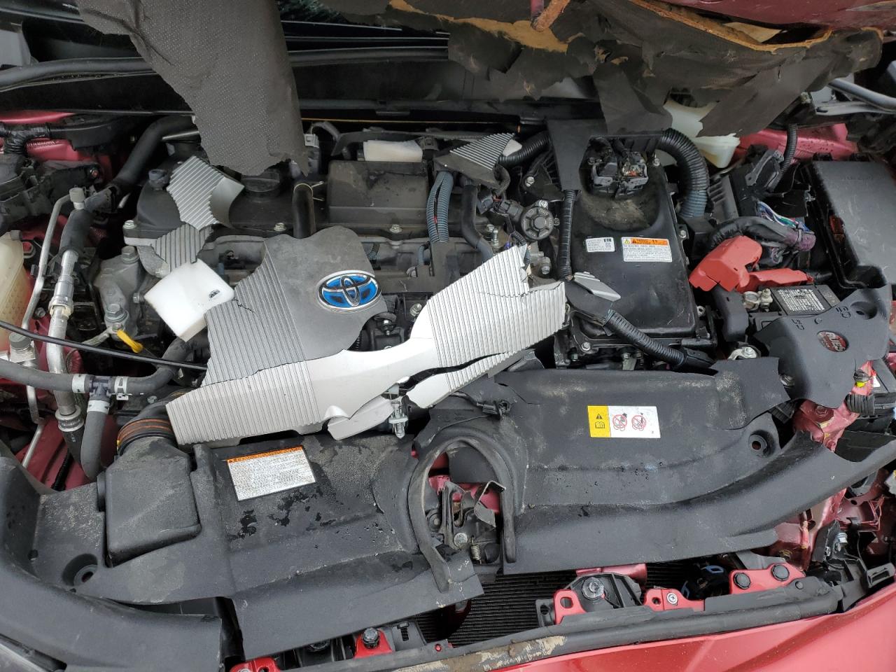 2016 Toyota Prius VIN JTDKARFU3G3521937 Copart auction photo, front end damage thumbnail 11