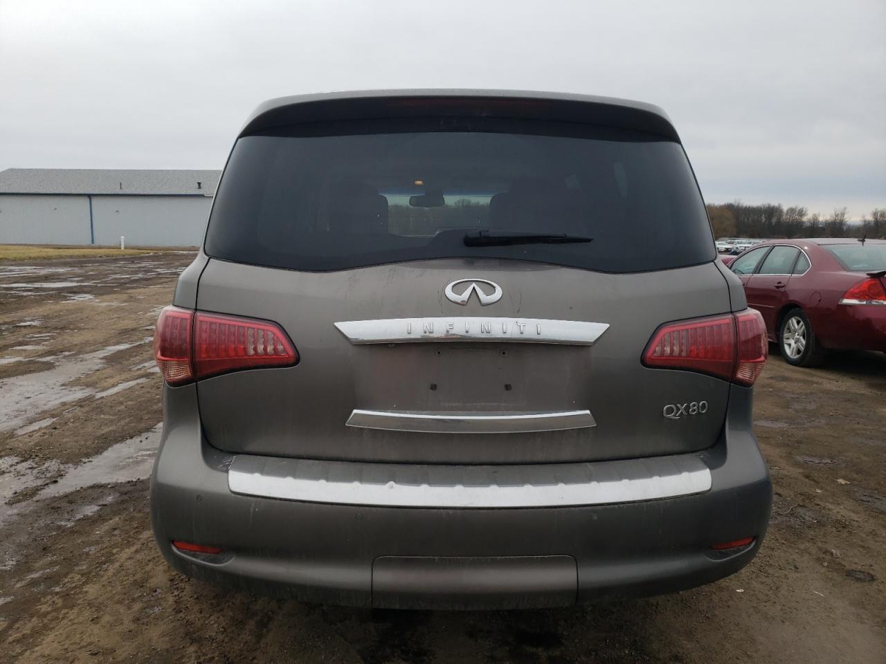 2016 Infiniti QX80 VIN JN8AZ2NE8G9121055 Copart auction photo, side damage thumbnail 6