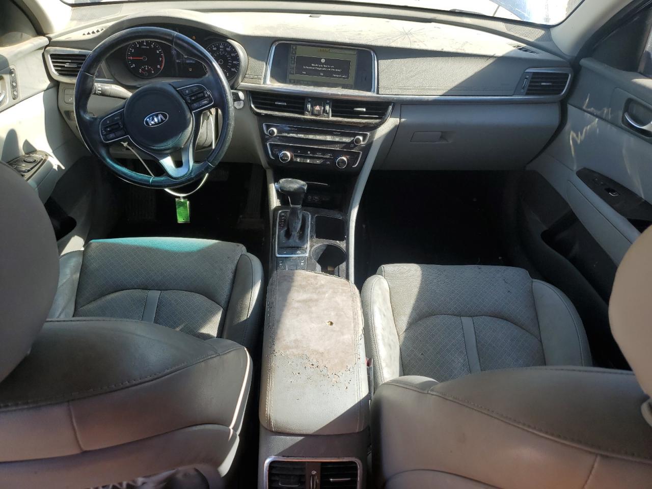 2016 KIA Optima VIN 5XXGU4L37GG056218 Copart auction photo, side damage thumbnail 8