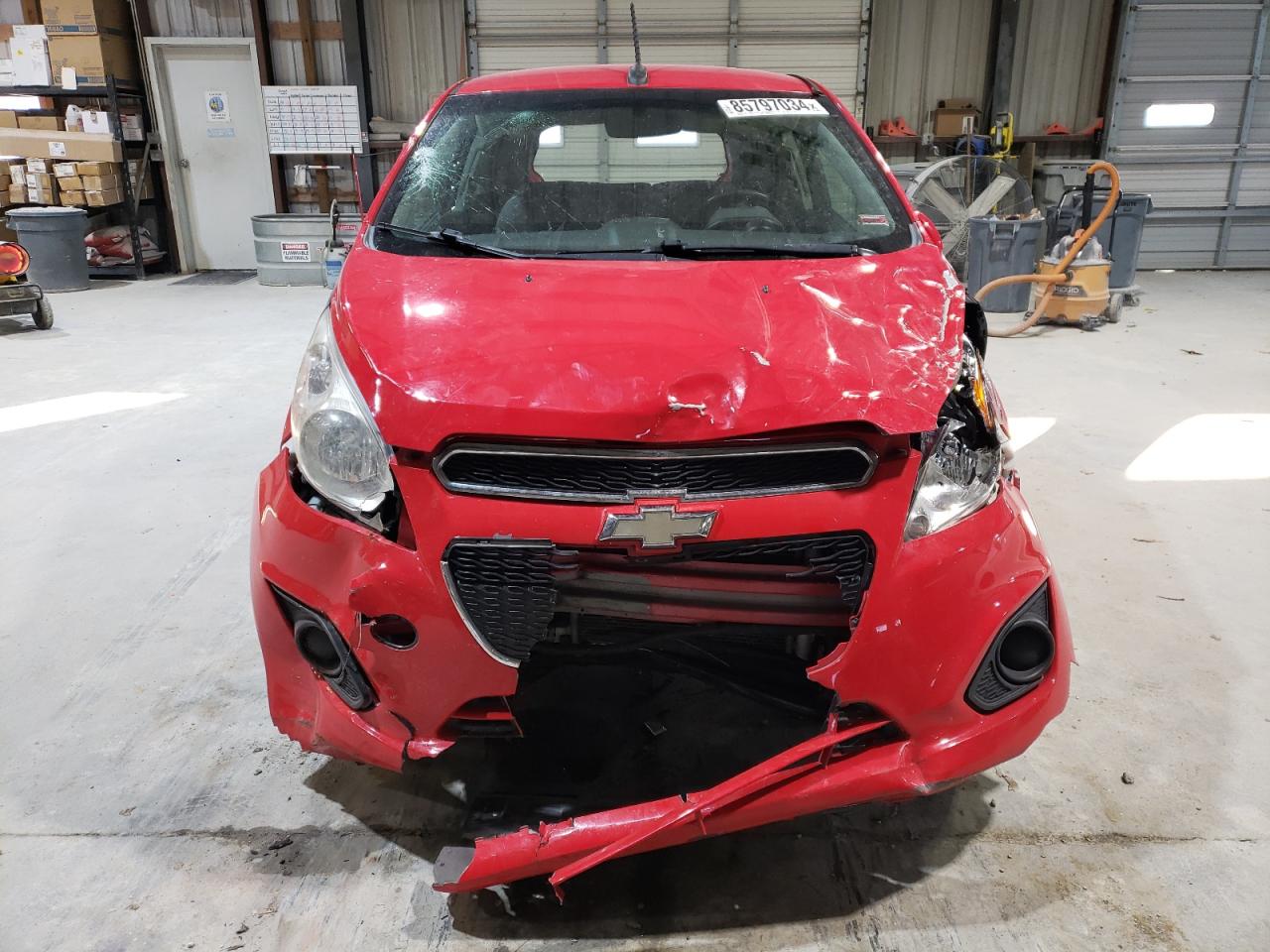 2013 Chevrolet Spark VIN KL8CD6S97DC555668 Copart auction photo, all over damage thumbnail 5