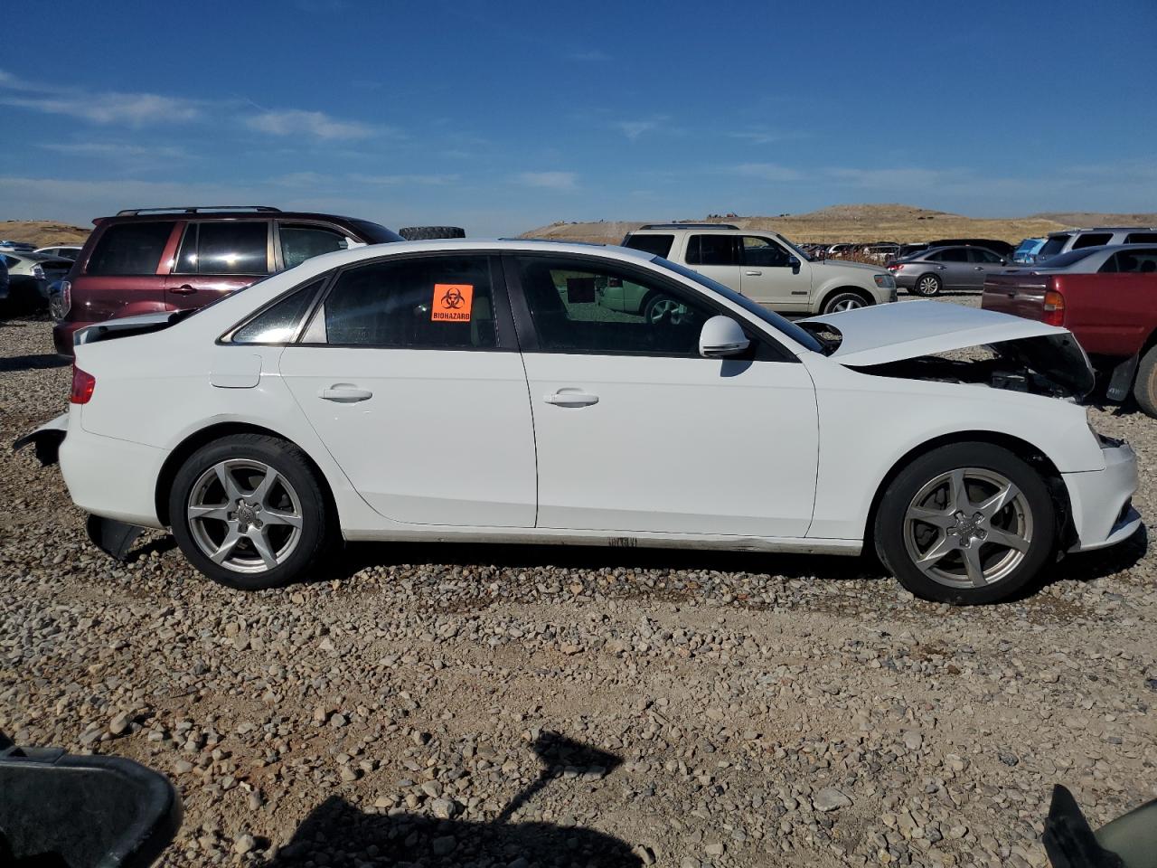 2009 Audi A4 VIN WAULF78K49A082782 Copart auction photo, front end / rear end damage thumbnail 3