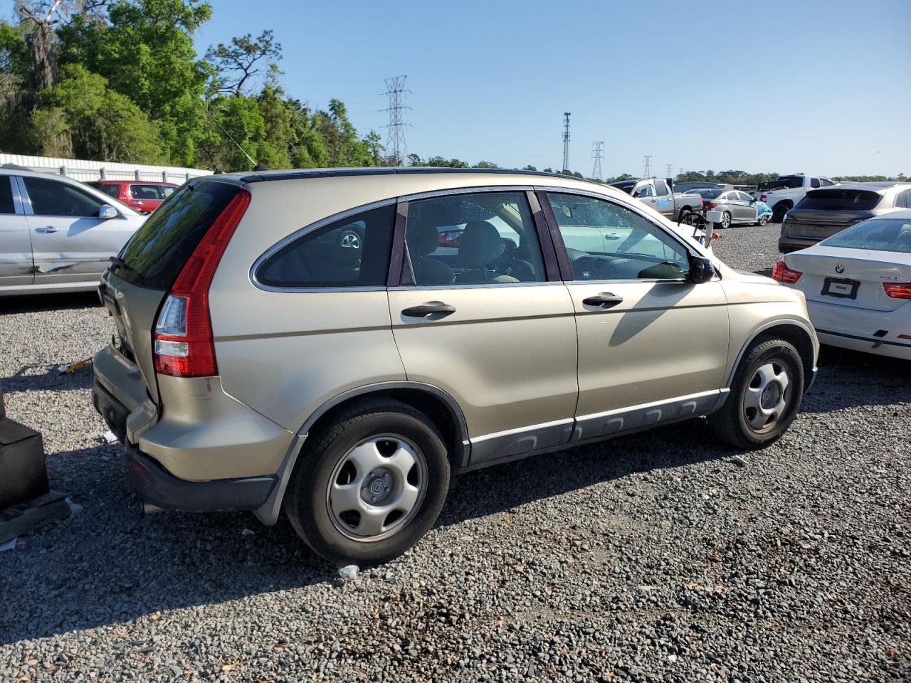2009 Honda CR-V VIN 5J6RE38399L004014 Copart auction photo, rear end damage thumbnail 3