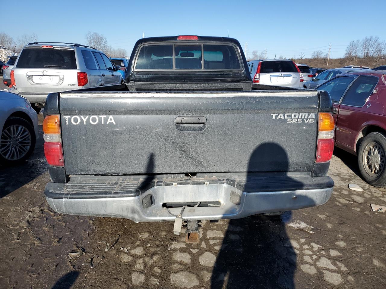 2002 Toyota Tacoma VIN 5TEWN72N62Z062602 Copart auction photo, rear end damage thumbnail 6