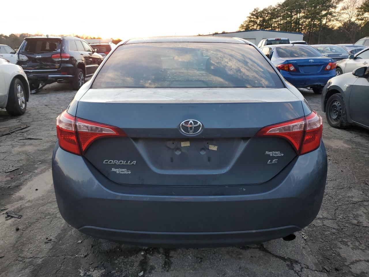 2018 Toyota Corolla VIN 5YFBURHE1JP839101 Copart auction photo, front end damage thumbnail 6