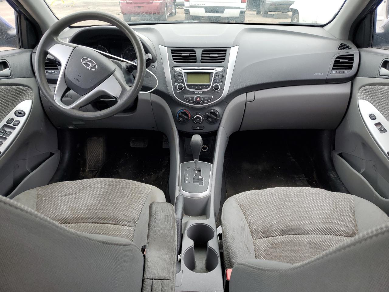 2013 Hyundai Accent VIN KMHCT4AE3DU445669 Copart auction photo, rear end / side damage thumbnail 8