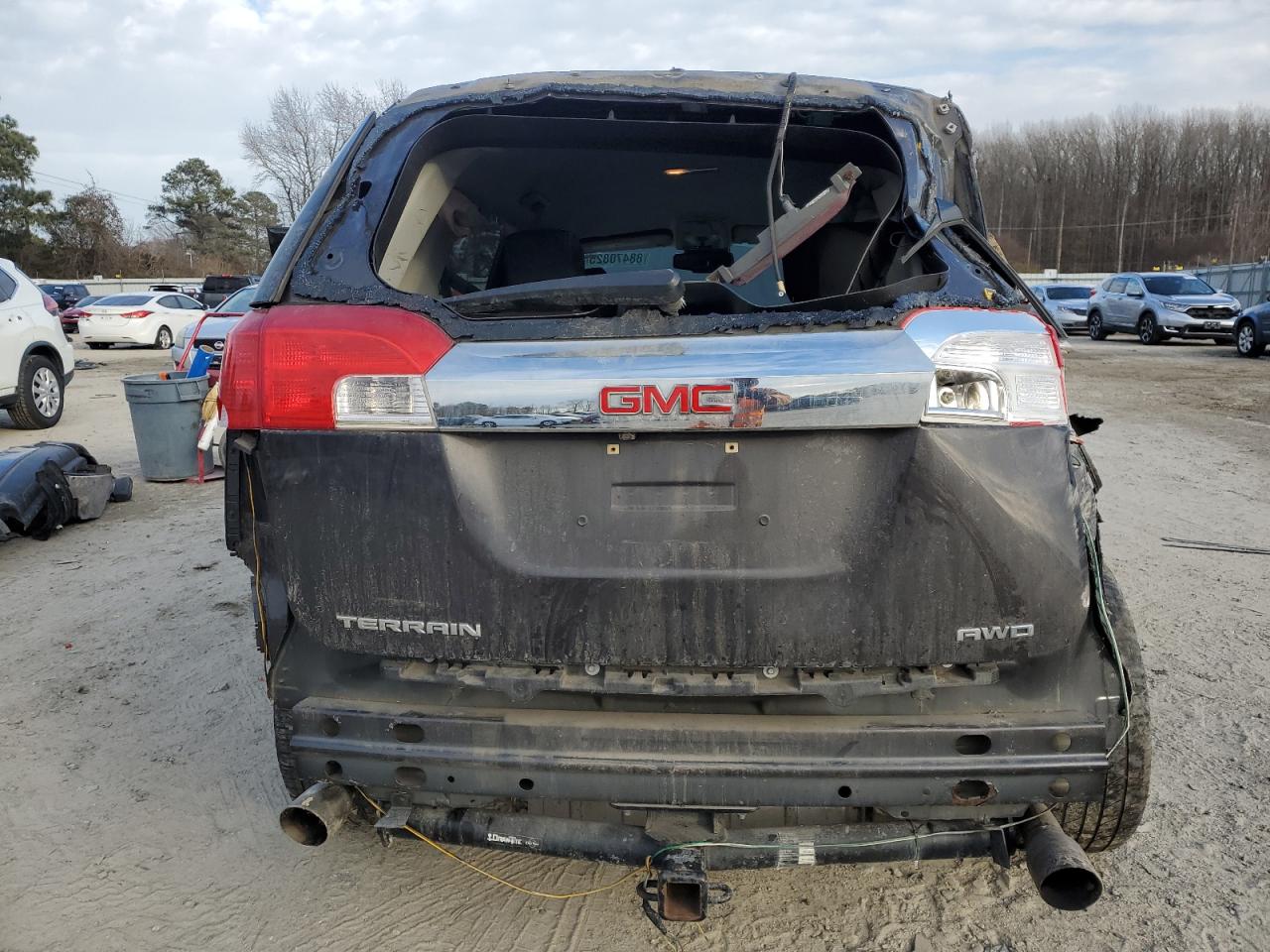 2015 GMC Terrain VIN 2GKFLWE31F6309584 Copart auction photo, all over / minor dent/scratches damage thumbnail 6