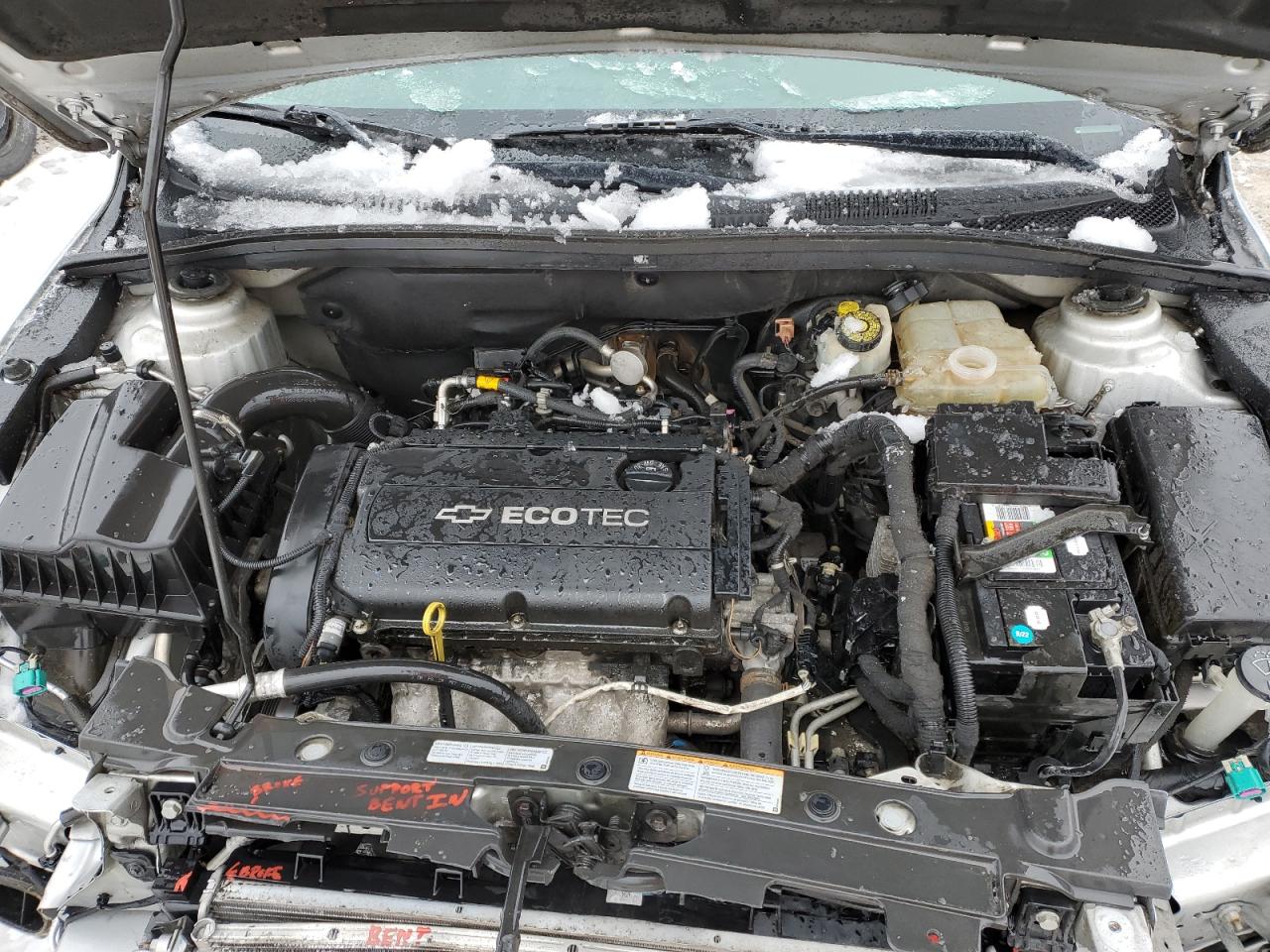 2012 Chevrolet Cruze VIN 1G1PC5SH4C7210076 Copart auction photo, front end damage thumbnail 11