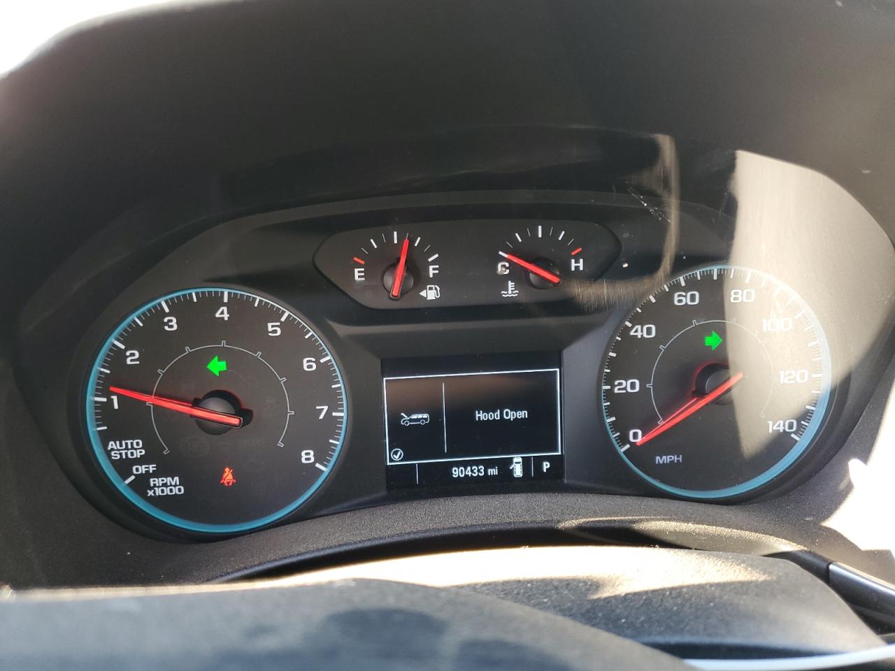 2020 Chevrolet Equinox VIN 2GNAXHEV2L6124888 Copart auction photo, front end damage thumbnail 9