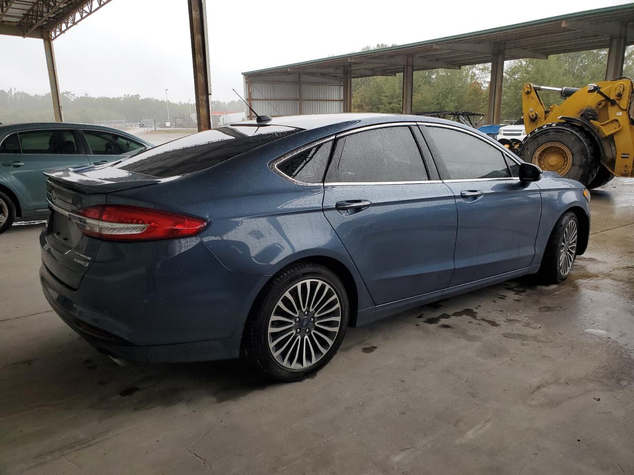2018 Ford Fusion VIN 3FA6P0RU8JR120695 Copart auction photo, front end damage thumbnail 3