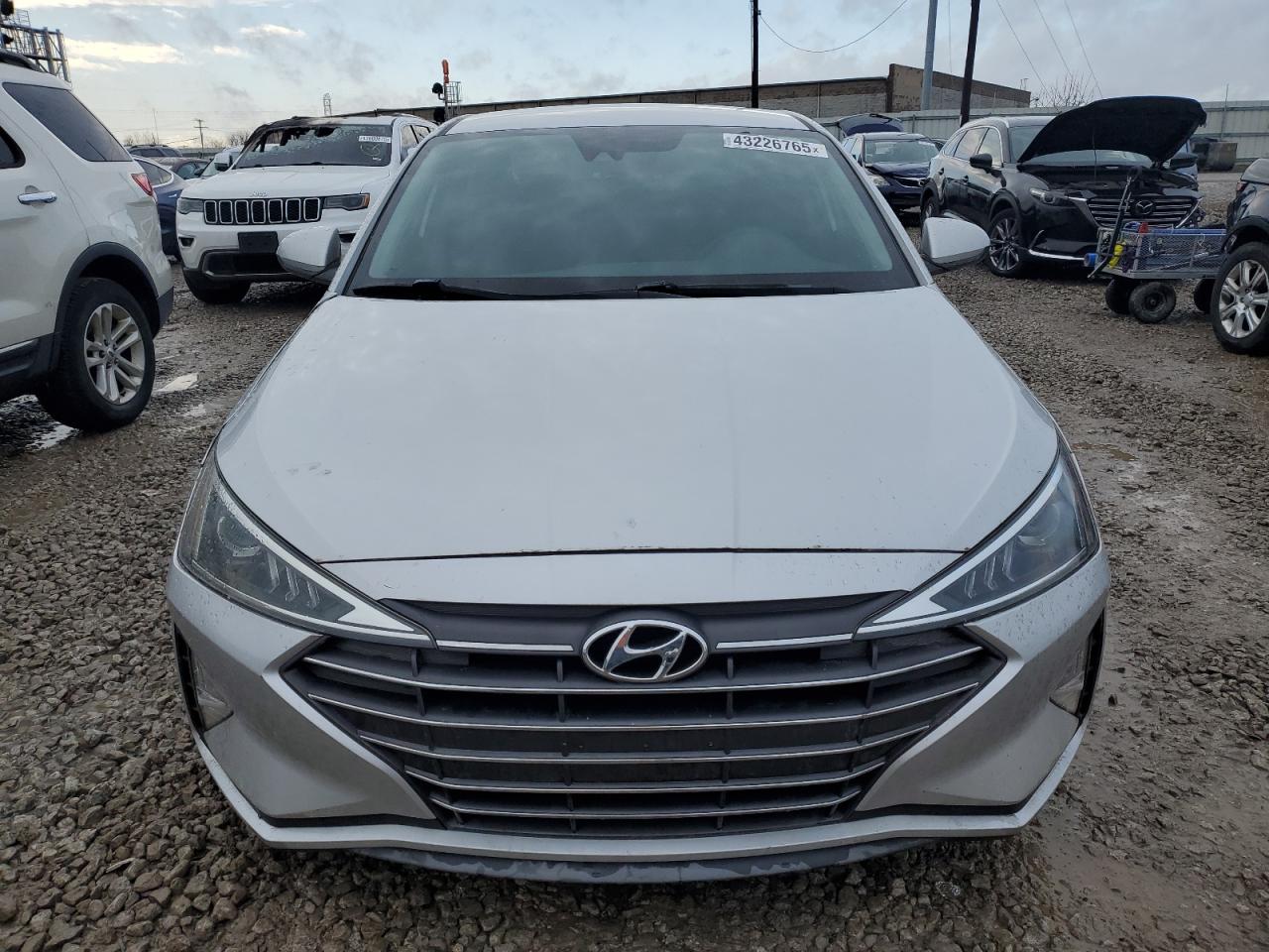 2020 Hyundai Elantra VIN 5NPD74LF4LH510539 Copart auction photo, vandalism damage thumbnail 5