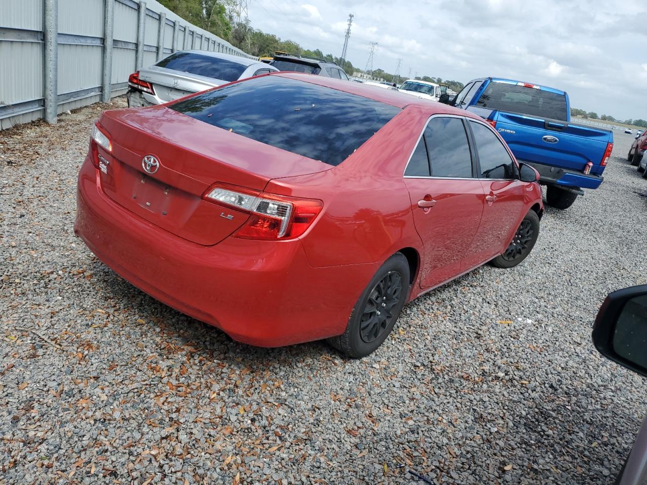 2014 Toyota Camry VIN 4T1BF1FK0EU750595 Copart auction photo, front end damage thumbnail 3