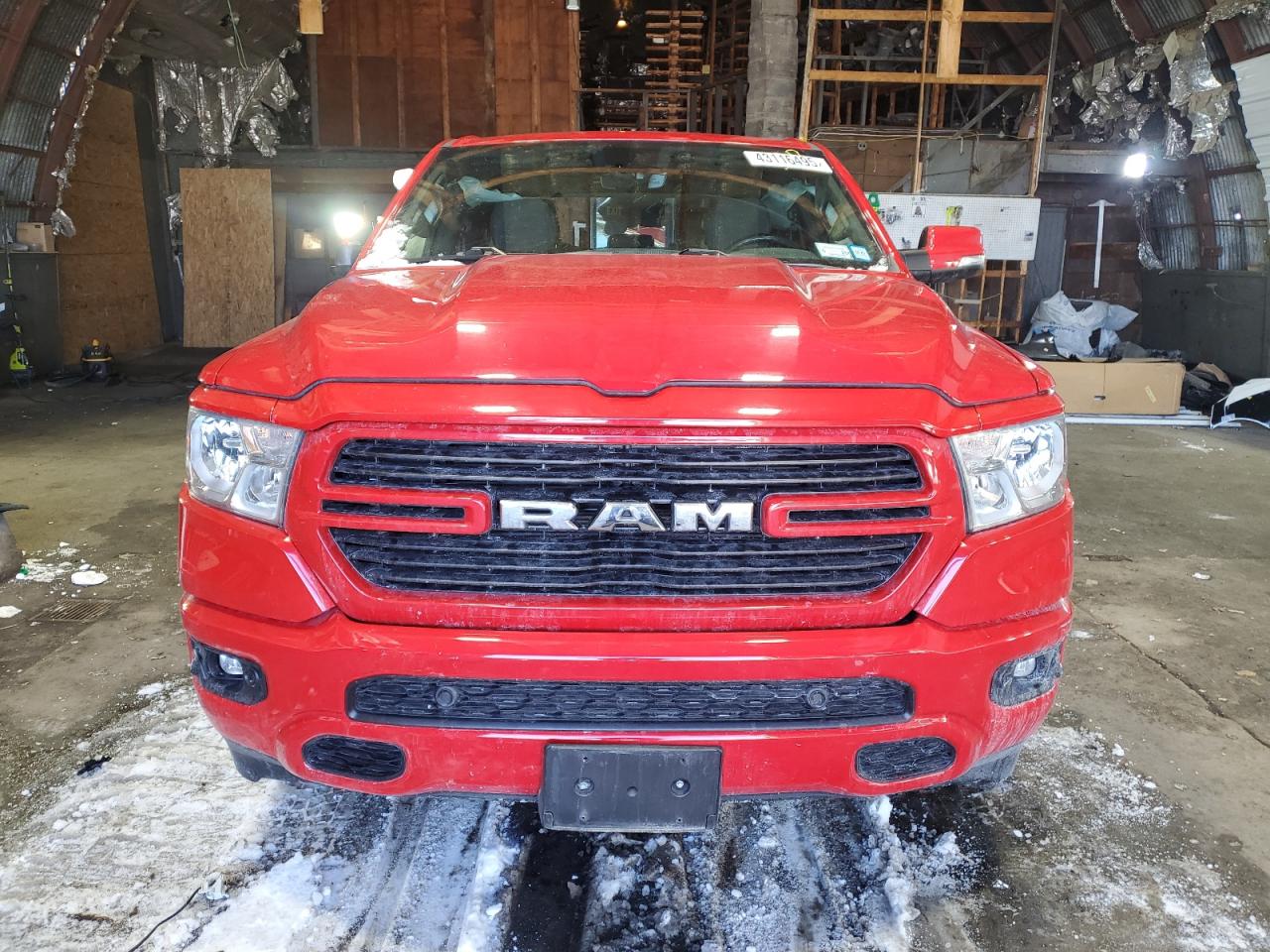 2021 RAM 1500 VIN 1C6SRFBT1MN798825 Copart auction photo, rear end / side damage thumbnail 5